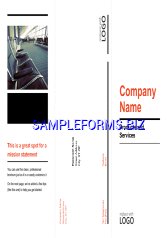 Tri-Fold Business Brochure Template 2